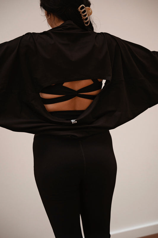 The Flow Sweater - Brown/ Black